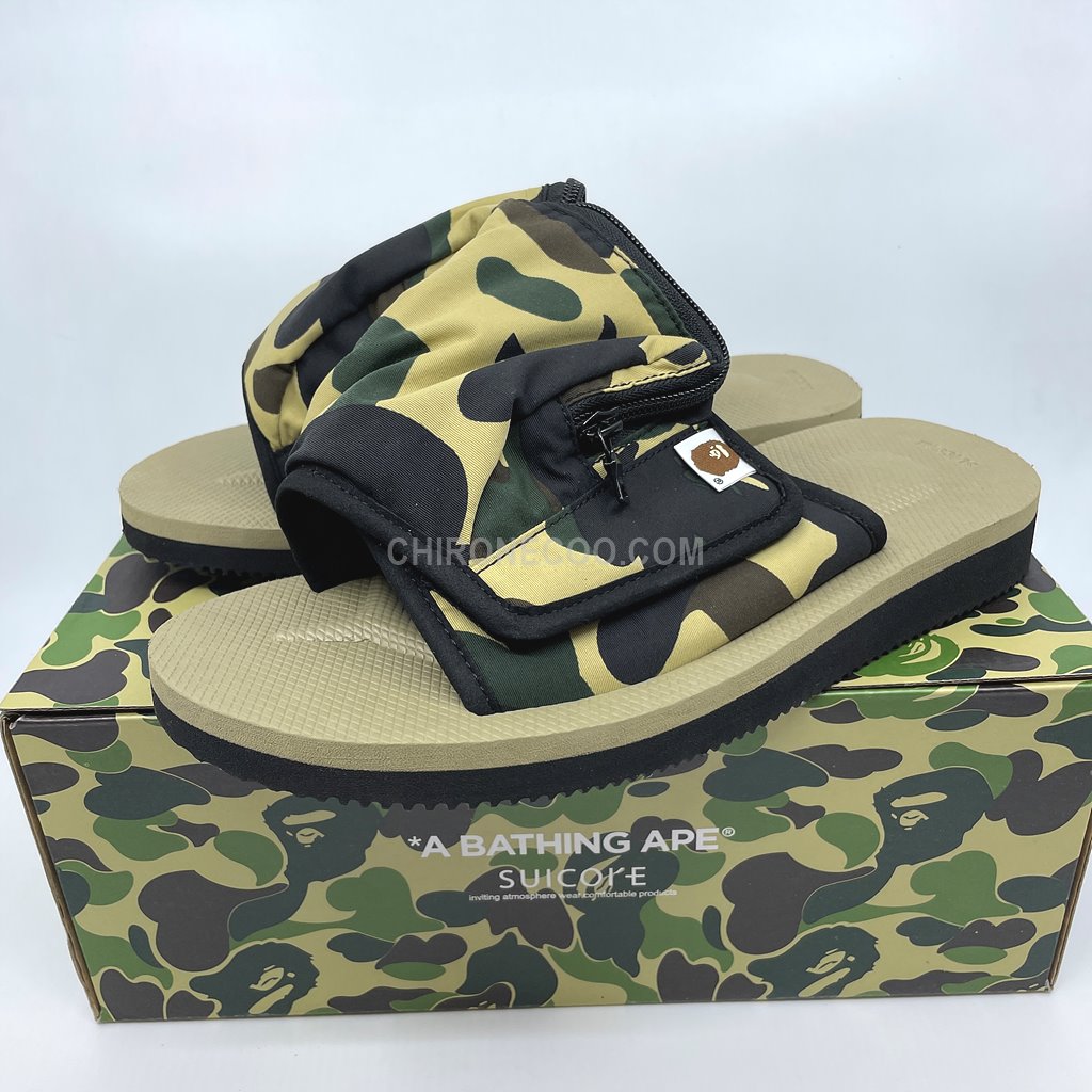 BAPE x SUICOKE OG-276APE POCKET SANDAL BEIGE(YELLOW)