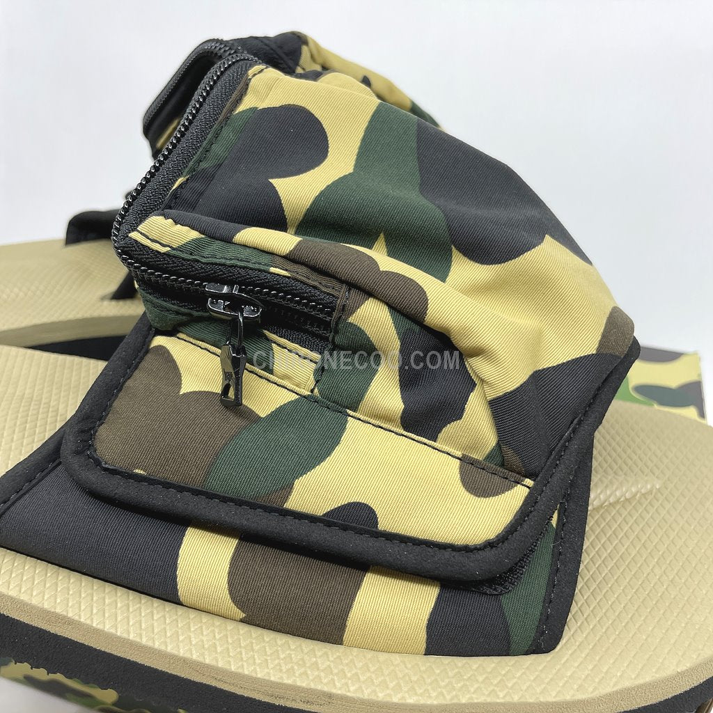 BAPE x SUICOKE OG-276APE POCKET SANDAL BEIGE(YELLOW)