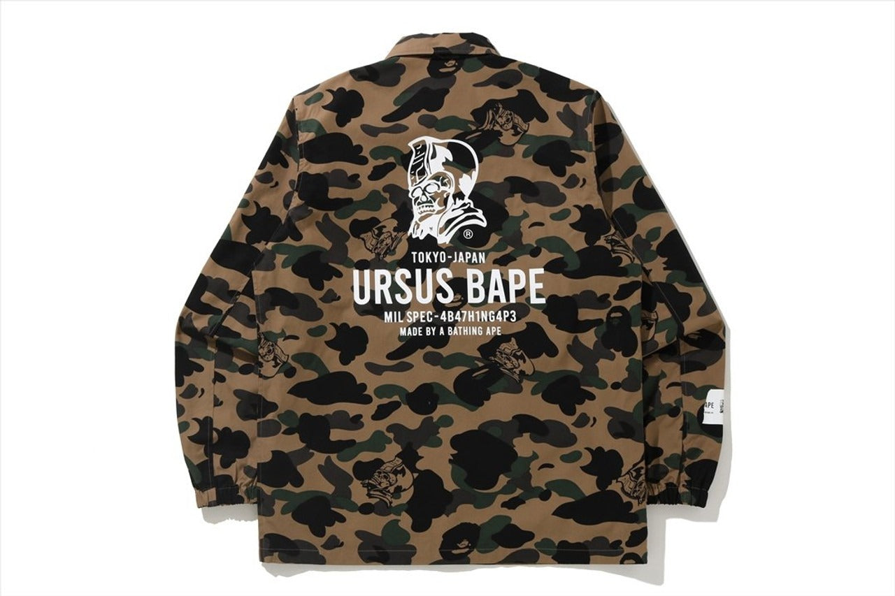 BAPE URSUS CAMO COACH JACKET