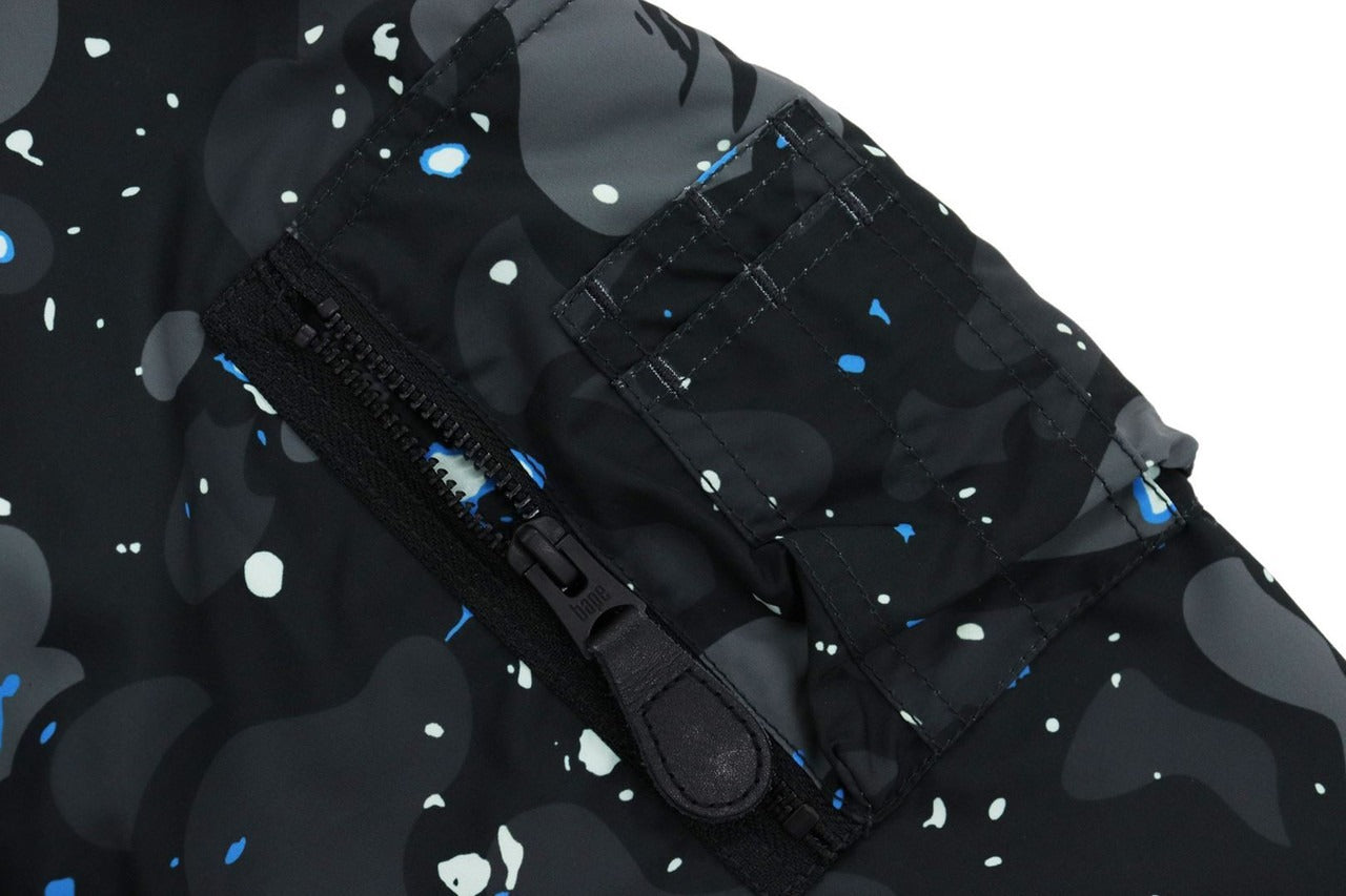 A BATHING APE BAPE SPACE CAMO LOOSE FIT MA-1 JACKET