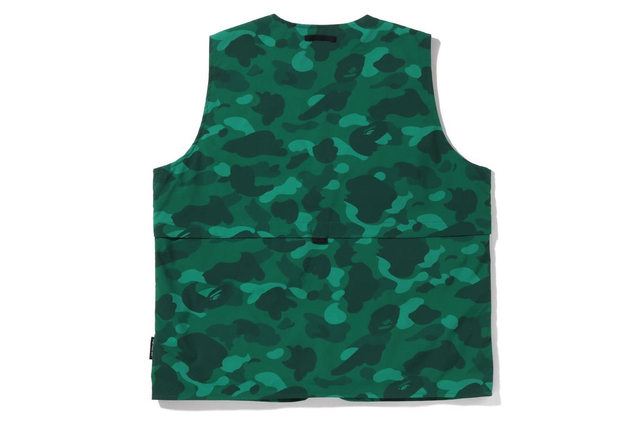 BAPE COLOR CAMO VEST GREEN