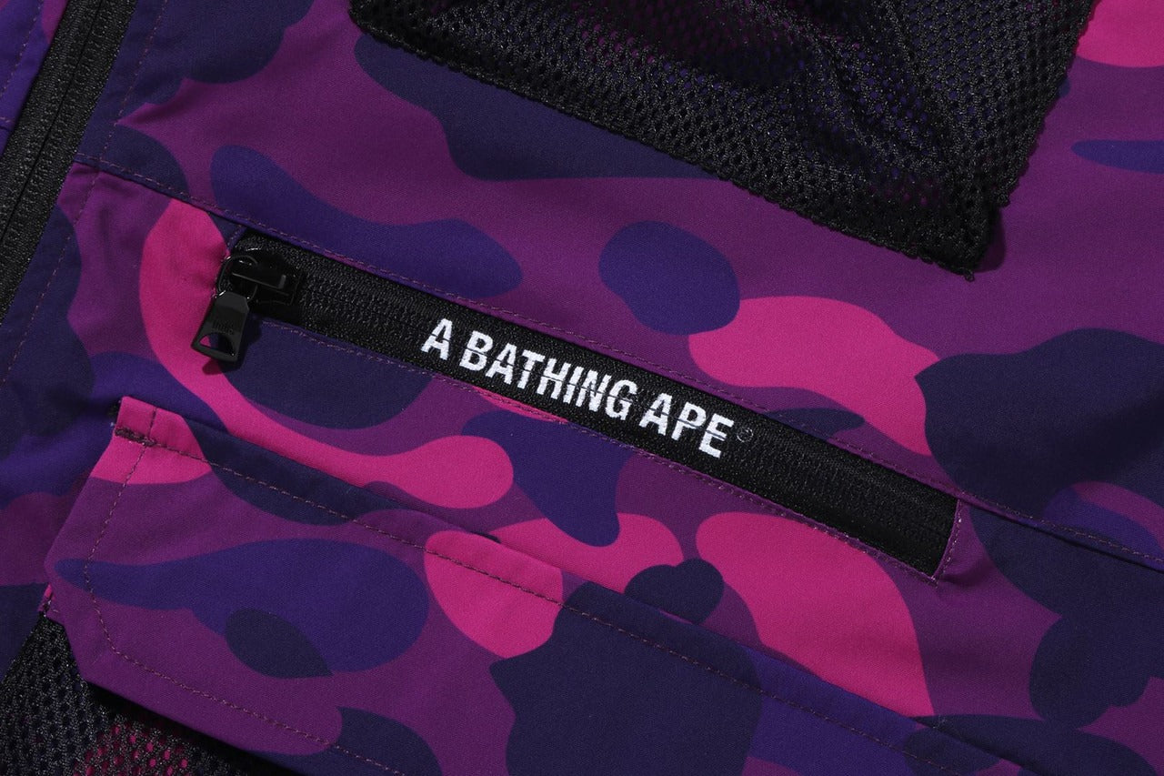 BAPE COLOR CAMO VEST PURPLE