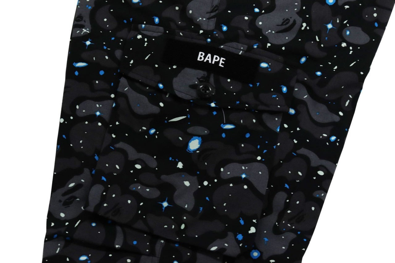 BAPE SPACE CAMO WIDE FIT 6 POCKET PANTS