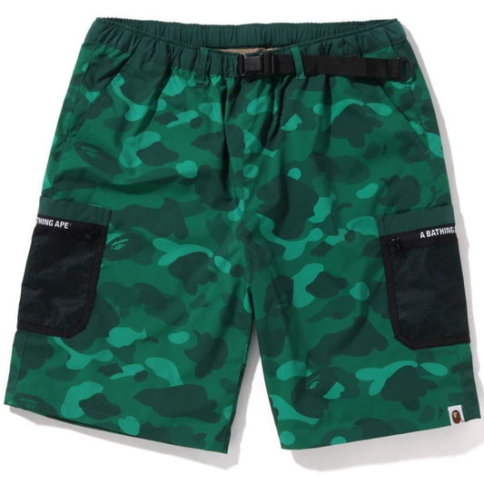 BAPE COLOR CAMO MESH POCKET SHORTS