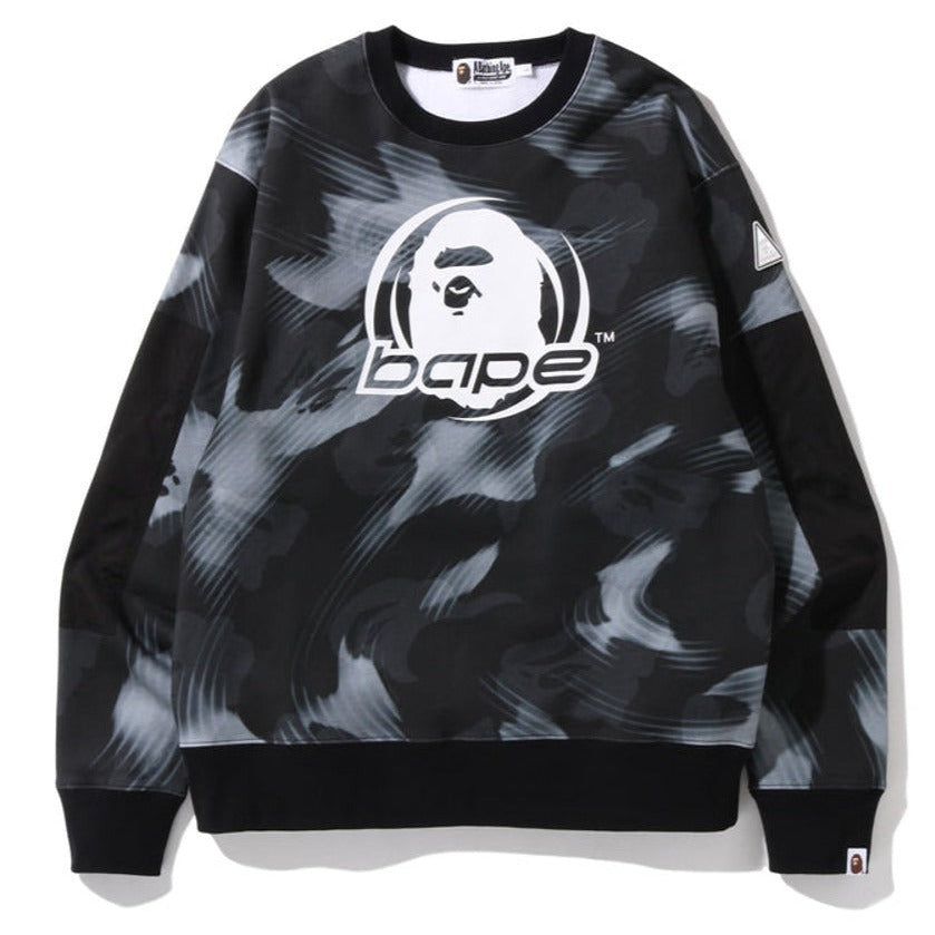 BAPE STROKE CAMO RELAXED FIT CREWNECK