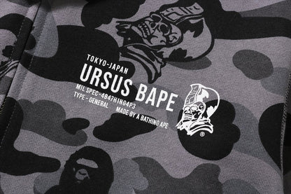 BAPE URSUS CAMO FULL ZIP HOODIE