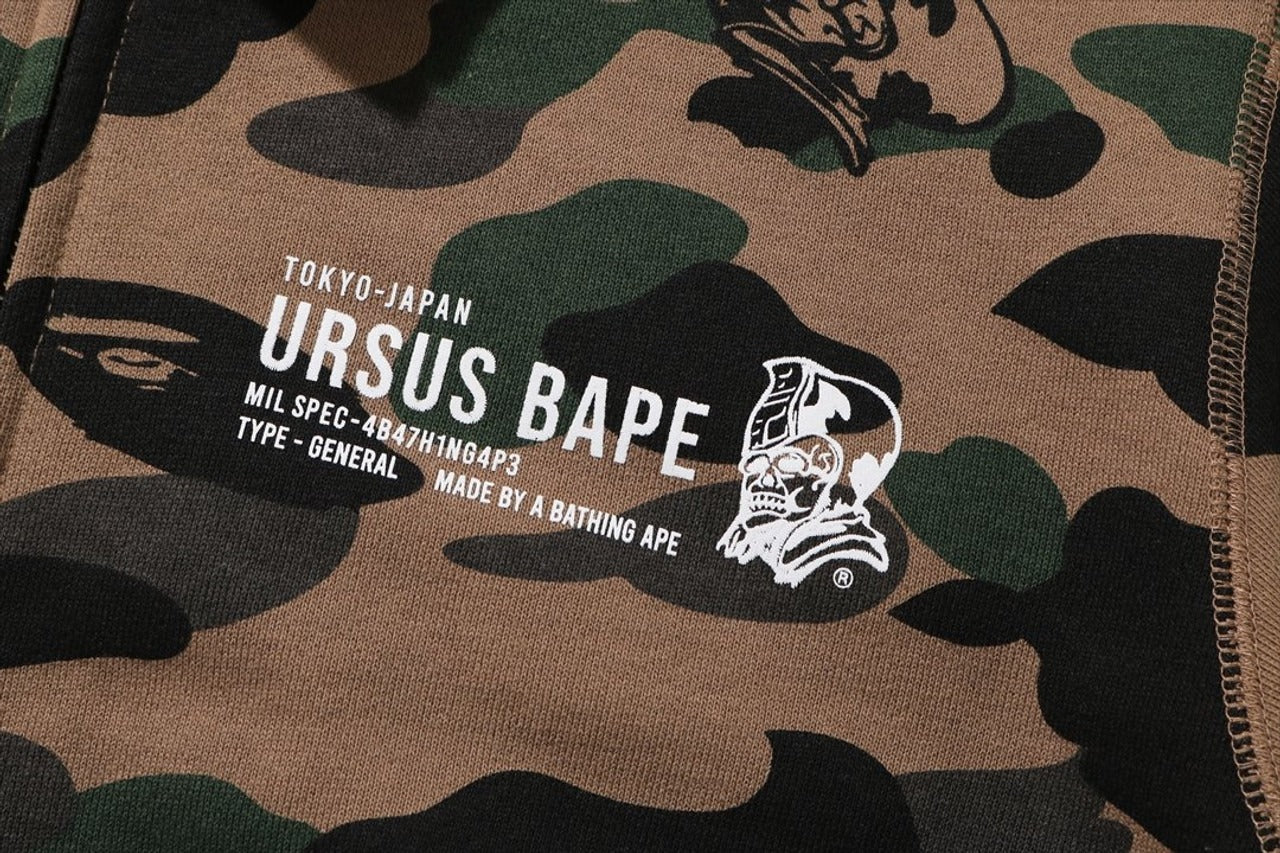 BAPE URSUS CAMO FULL ZIP HOODIE