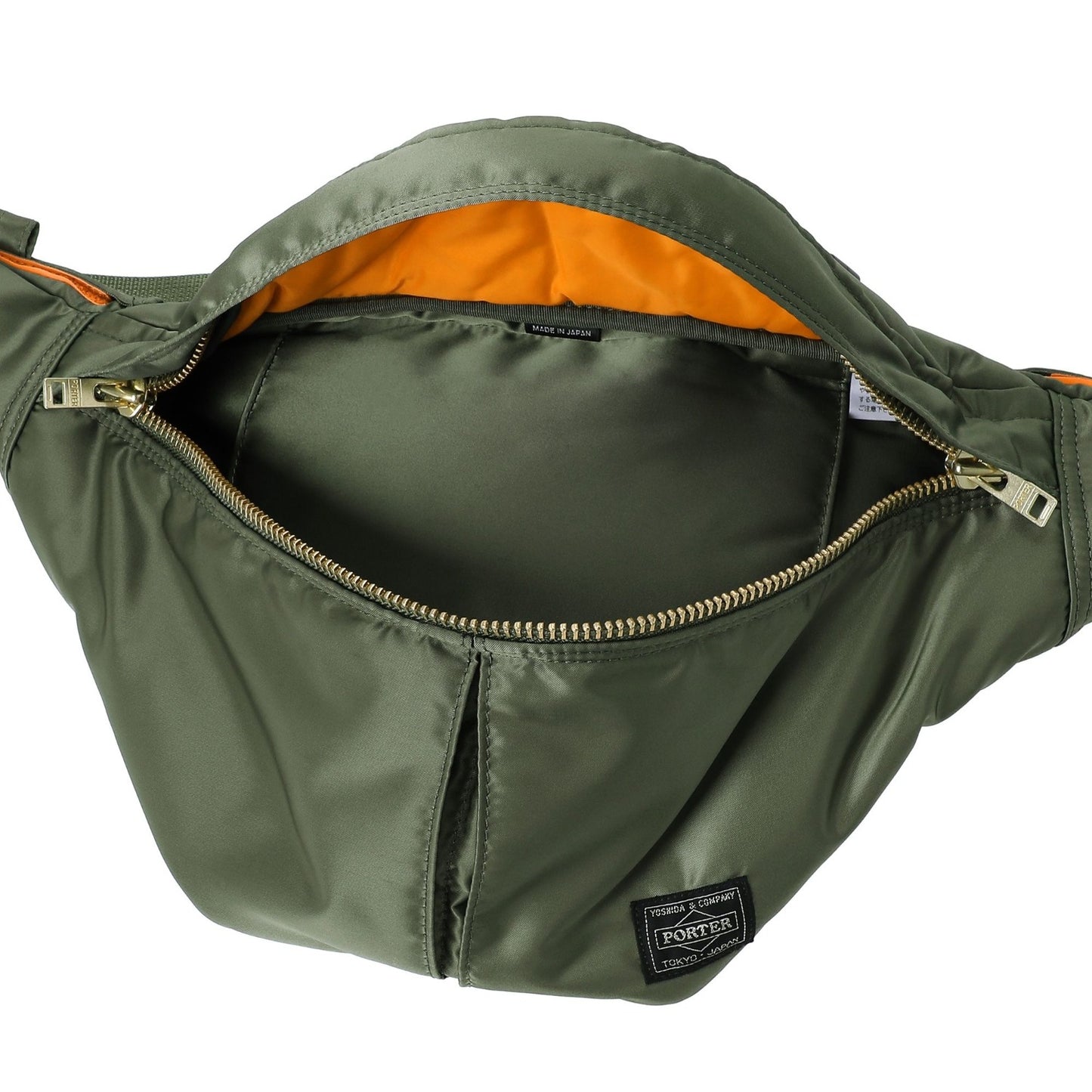 PORTER TANKER WAIST BAG (L) SAGE GREEN