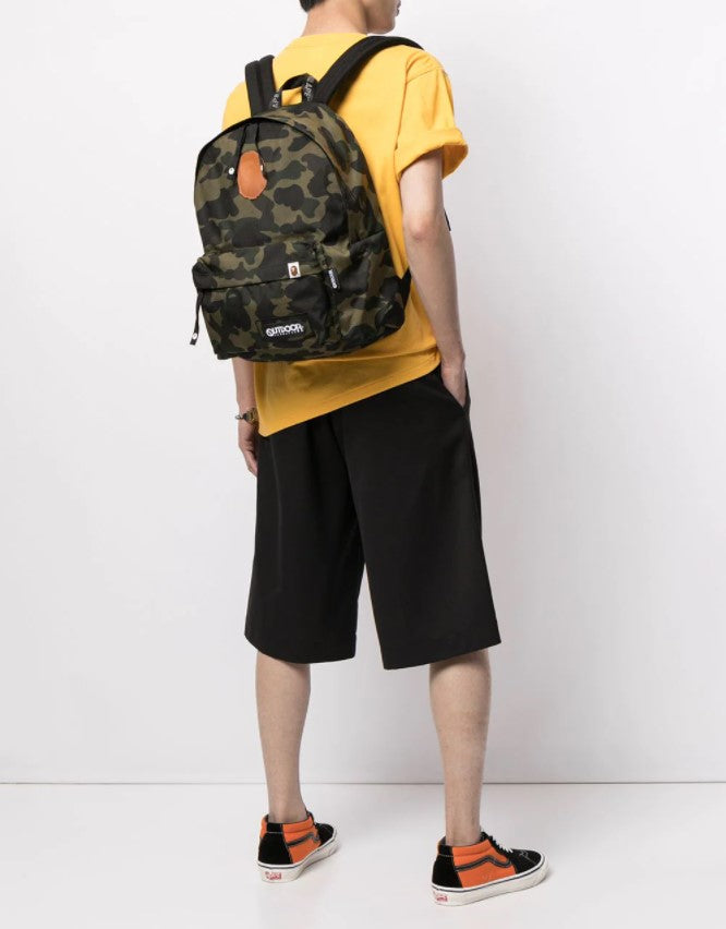 A BATHING APE BAPE x OUTDOOR PRODUCK 1ST CAMO DAYPACK BACKPACK