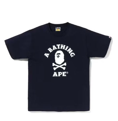 BAPE APE CROSSBONE COLLEGE TEE