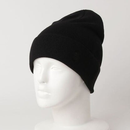 A BATHING APE BAPE HEAD ONE POINT KNIT CAP BEANIE BLACK