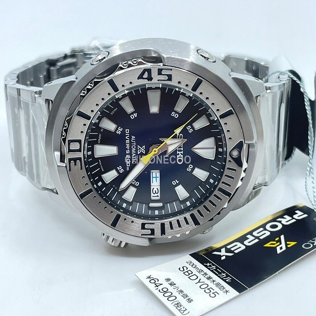 SEIKO PROSPEX SBDY055 Blue Mechanical Baby Tuna Divers Men's Watch