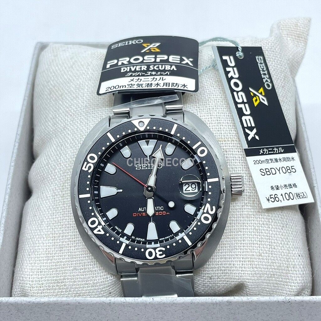 SEIKO PROSPEX SBDY085 Black Mini Turtle Automatic Men's Watch