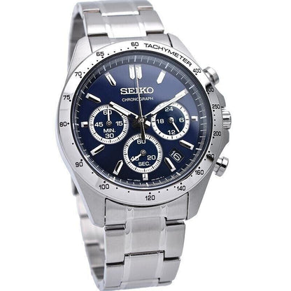 SEIKO SPIRIT Chronograph SBTR011 Blue Men's Watch