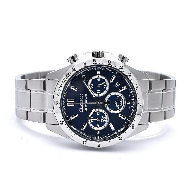 SEIKO SPIRIT Chronograph SBTR011 Blue Men's Watch