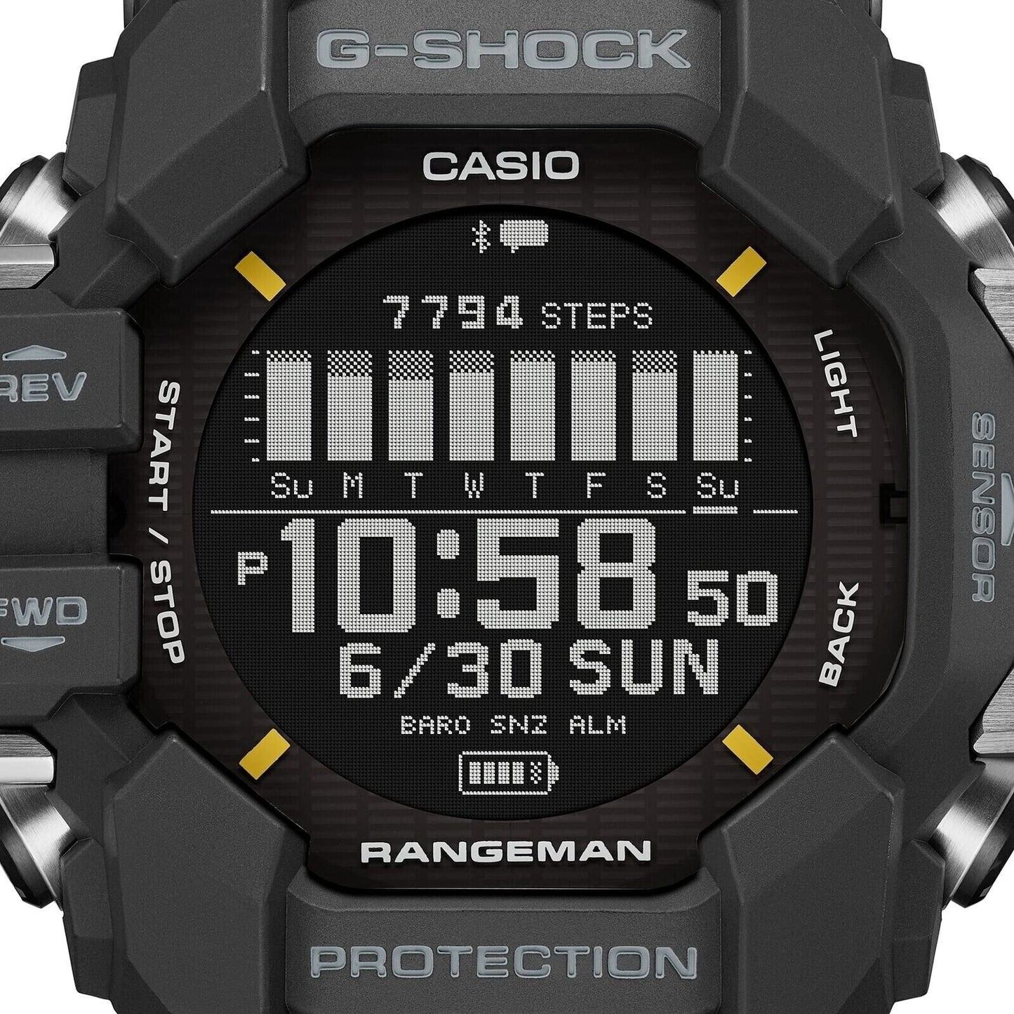 CASIO G-SHOCK MASTER OF G Rangeman GPR-H1000-1JR Black Men's Watch