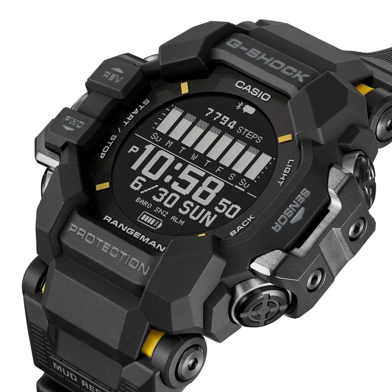 CASIO G-SHOCK MASTER OF G Rangeman GPR-H1000-1JR Black Men's Watch