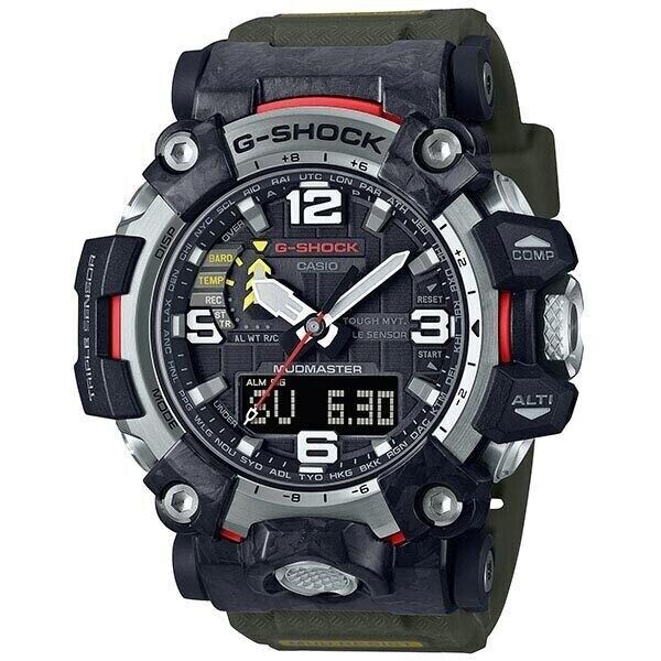 CASIO G-SHOCK GWG-2000-1A3JF Black Red CARBON MUDMASTER Men's Watch