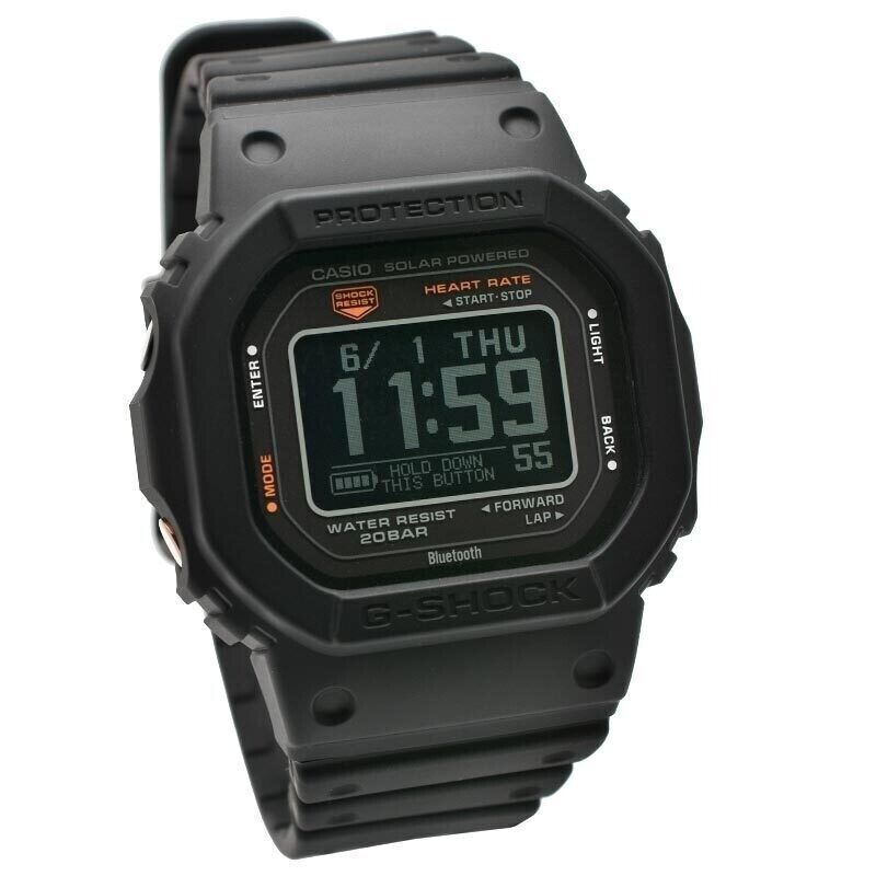 CASIO G-SHOCK DW-H5600-1JR Black G-SQUAD Sport Digital Men's Watch