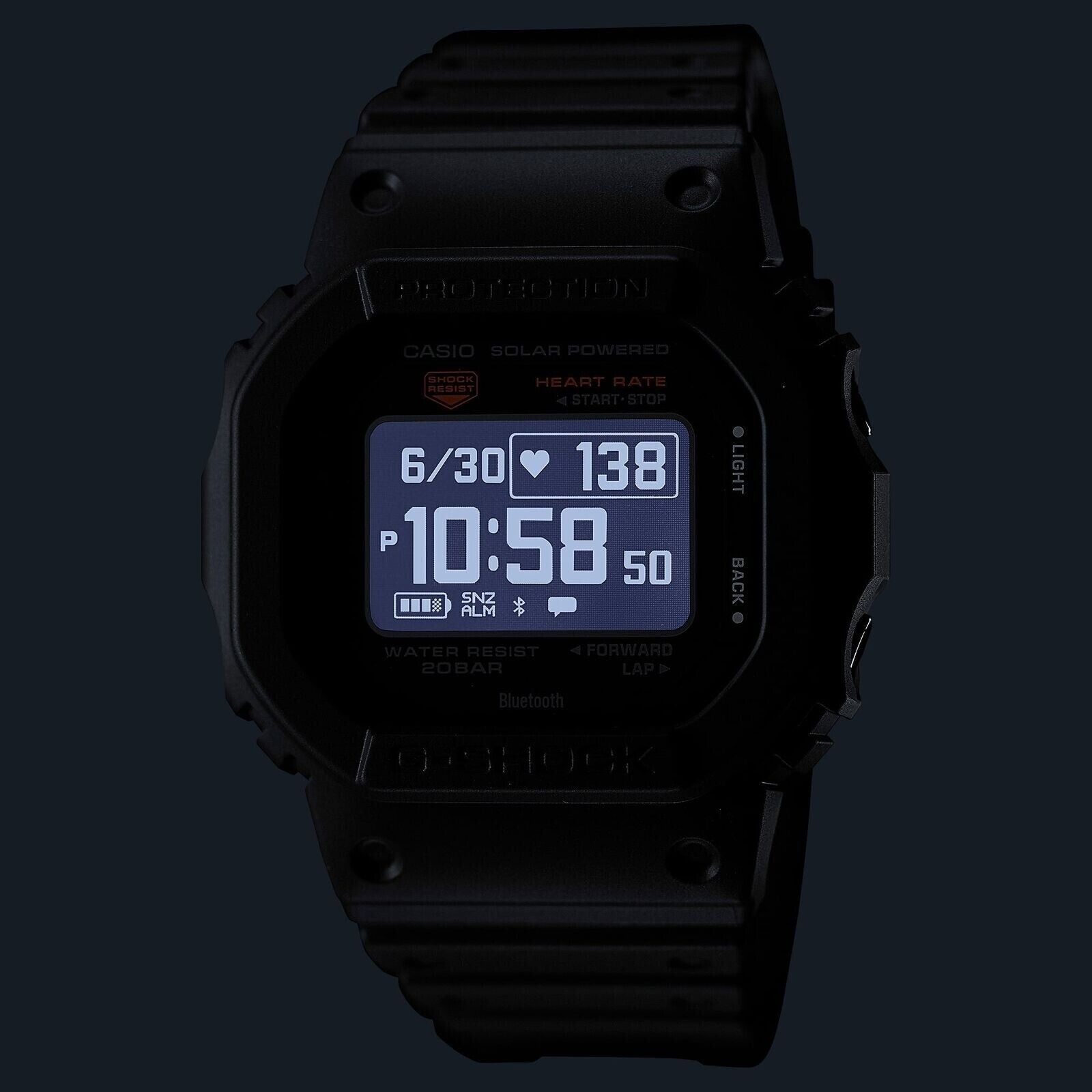 CASIO G-SHOCK DW-H5600-1JR Black G-SQUAD Sport Digital Men's Watch