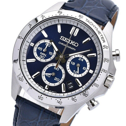 SEIKO SPIRIT SBTR019 Chronograph Quartz Blue Men's Watch