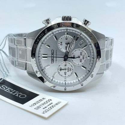 SEIKO Spirit SBTR009 Silver Chronograph Quartz Stainless Men's Watch