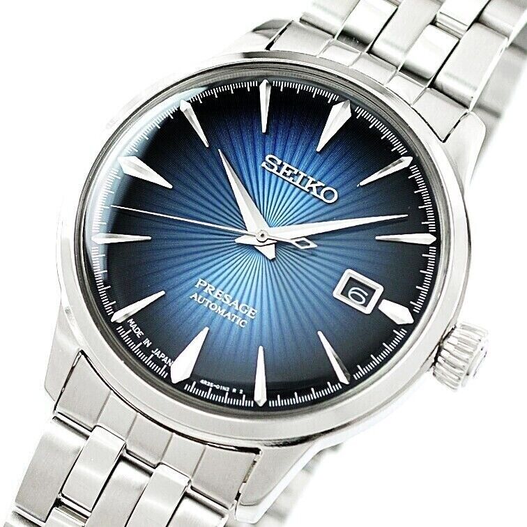 SEIKO PRESAGE SARY123 Blue Automatic Mechanical Elegant Men's Watch