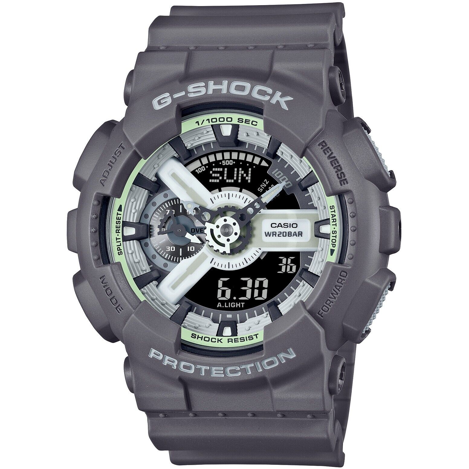 CASIO G-SHOCK HIDDEN GLOW GA-110HD-8AJF Black Ana-Digi Men's Watch