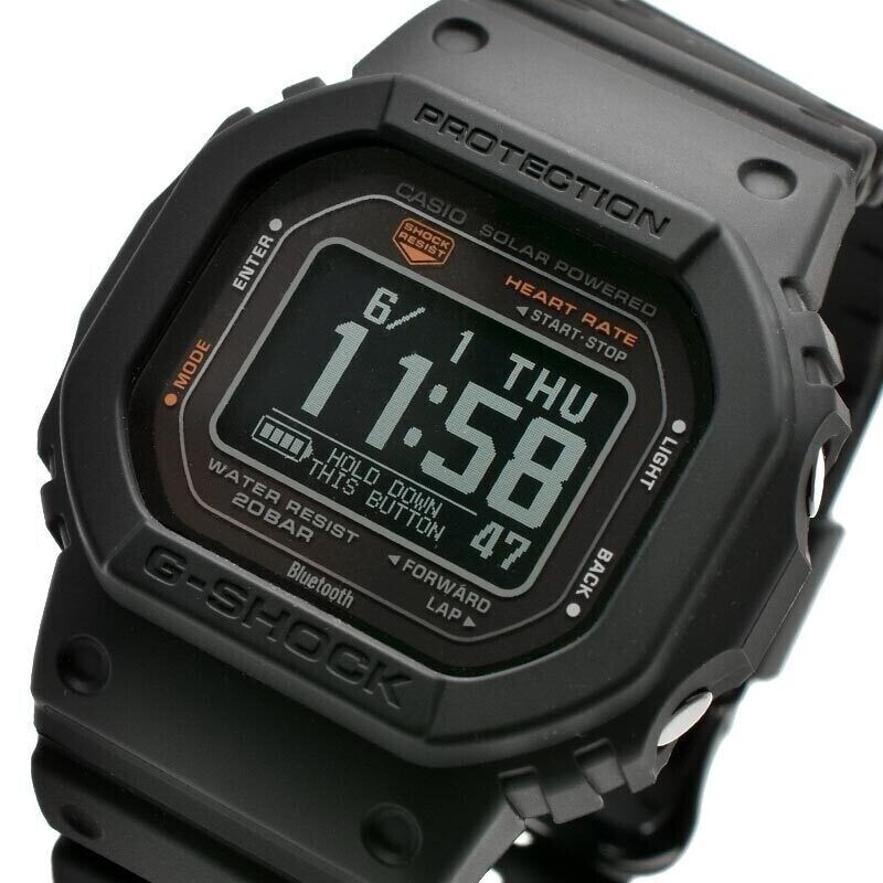 CASIO G-SHOCK DW-H5600-1JR Black G-SQUAD Sport Digital Men's Watch