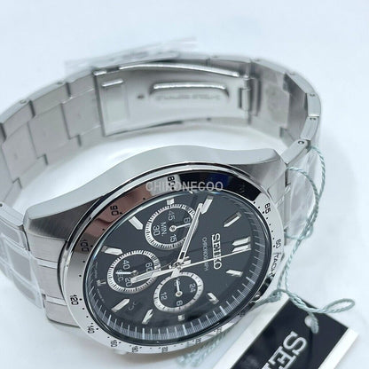 SEIKO SPIRIT SBTR013 Black Silver Seiko Collection Men's Watch