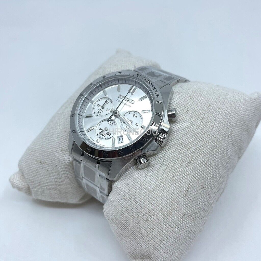 SEIKO Spirit SBTR009 Silver Chronograph Quartz Stainless Men's Watch