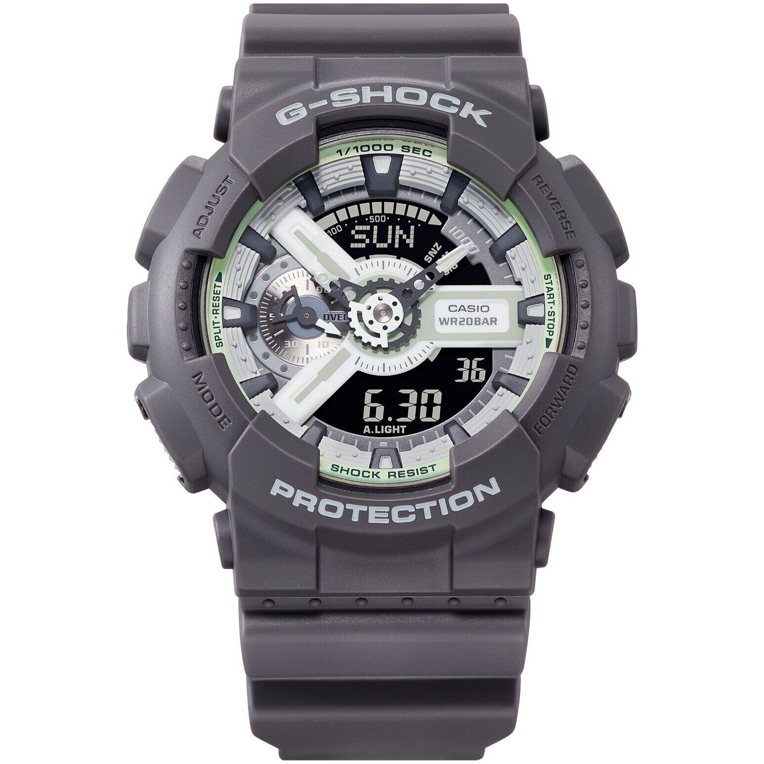 CASIO G-SHOCK HIDDEN GLOW GA-110HD-8AJF Black Ana-Digi Men's Watch