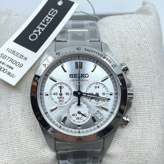 SEIKO Spirit SBTR009 Silver Chronograph Quartz Stainless Men's Watch