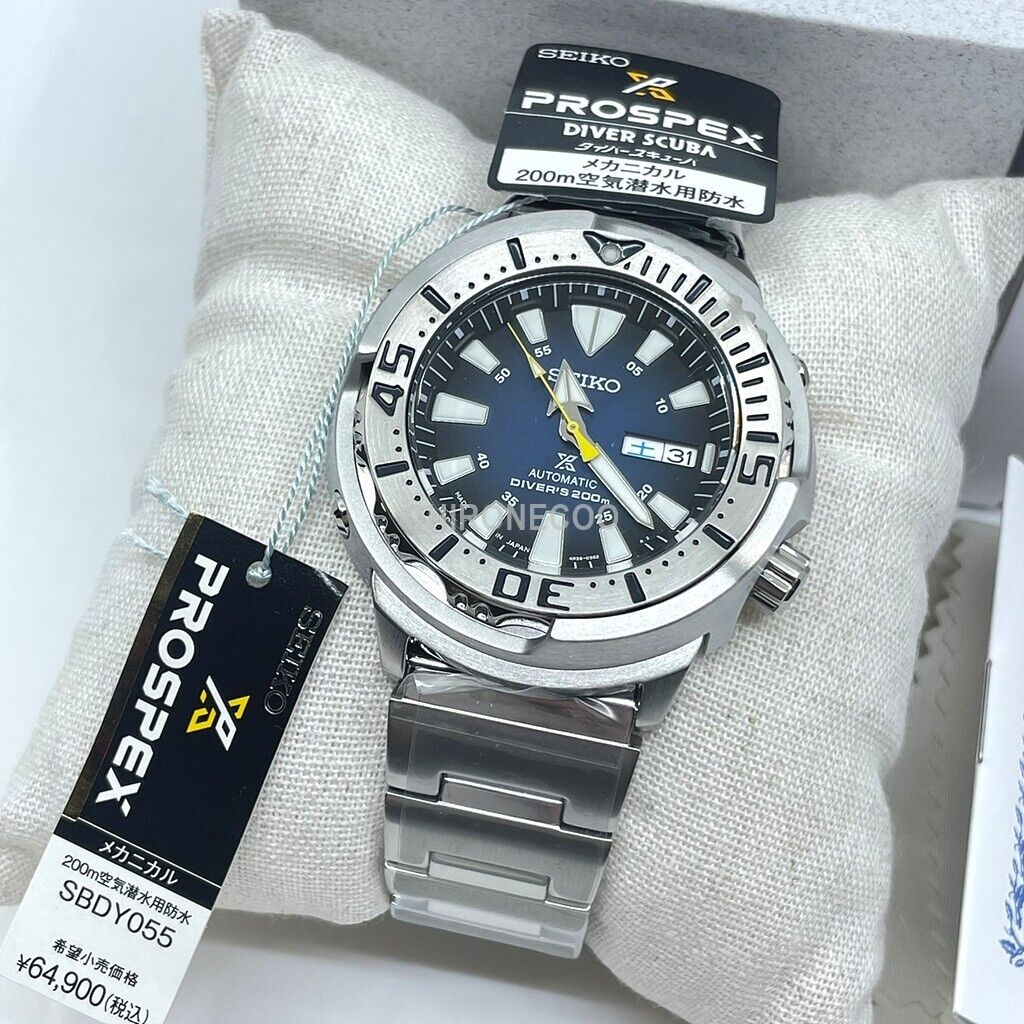 SEIKO PROSPEX SBDY055 Blue Mechanical Baby Tuna Divers Men's Watch