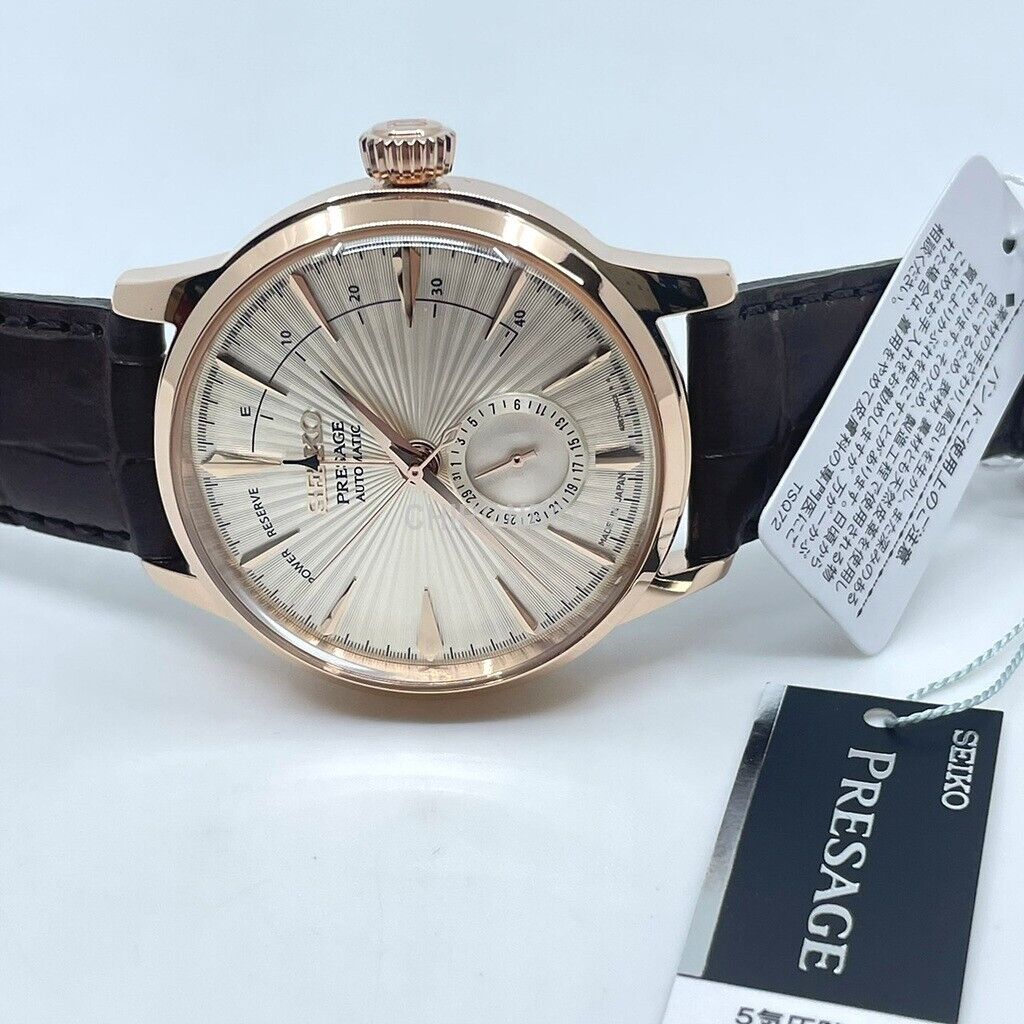 SEIKO PRESAGE SARY132 Rose Gold Automatic Mechanical Elegant Men Watch