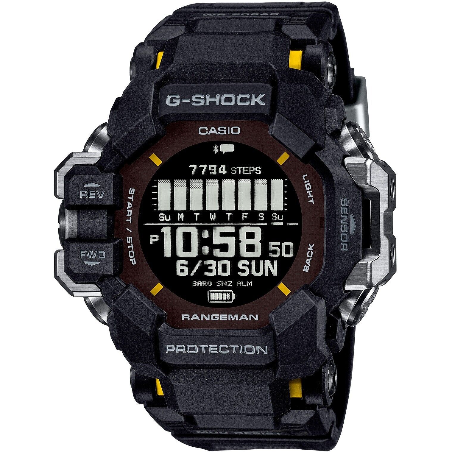 CASIO G-SHOCK MASTER OF G Rangeman GPR-H1000-1JR Black Men's Watch