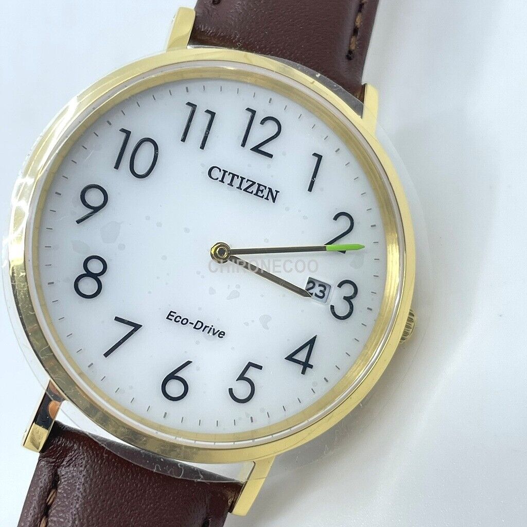 CITIZEN RECORD LABEL Eco-Drive AU1082-24A White Men's Watch