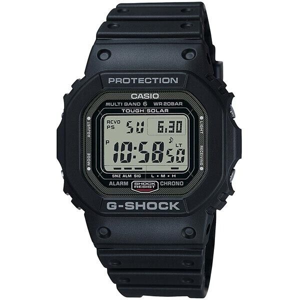 CASIO G-SHOCK GW-5000U-1JF Black Solar Radio Digital Men's Watch