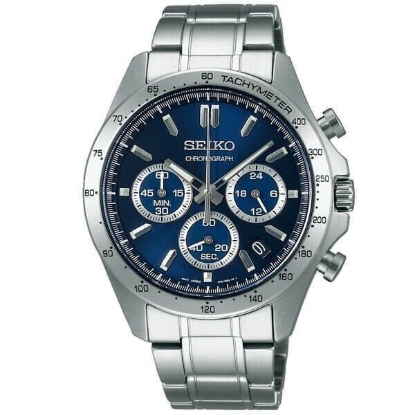 SEIKO SPIRIT Chronograph SBTR011 Blue Men's Watch