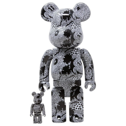 MEDICOM TOY BEARBRICK 400% + 100% Keith Haring x Disney Mickey Mouse BE@RBRICK