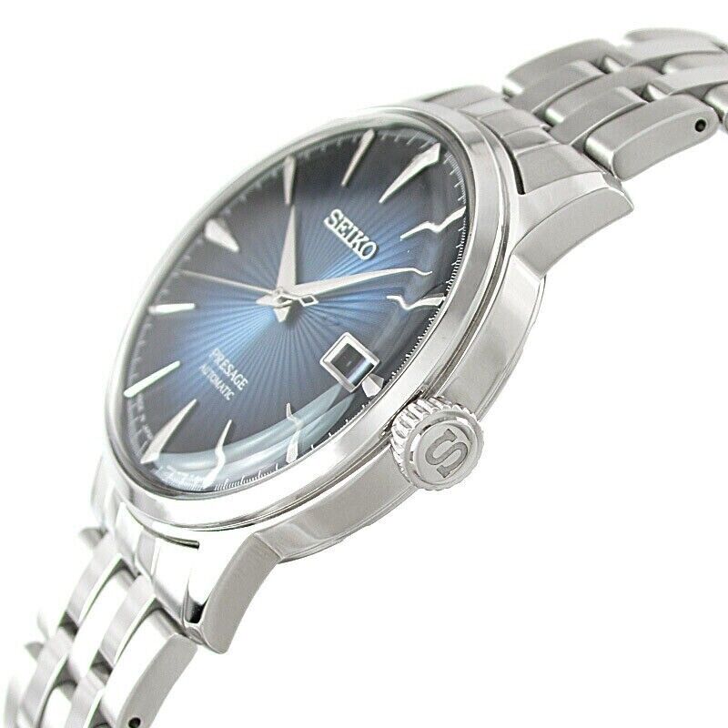 SEIKO PRESAGE SARY123 Blue Automatic Mechanical Elegant Men's Watch