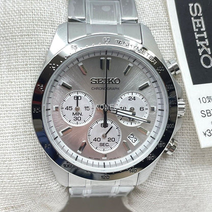 SEIKO Spirit SBTR009 Silver Chronograph Quartz Stainless Men's Watch