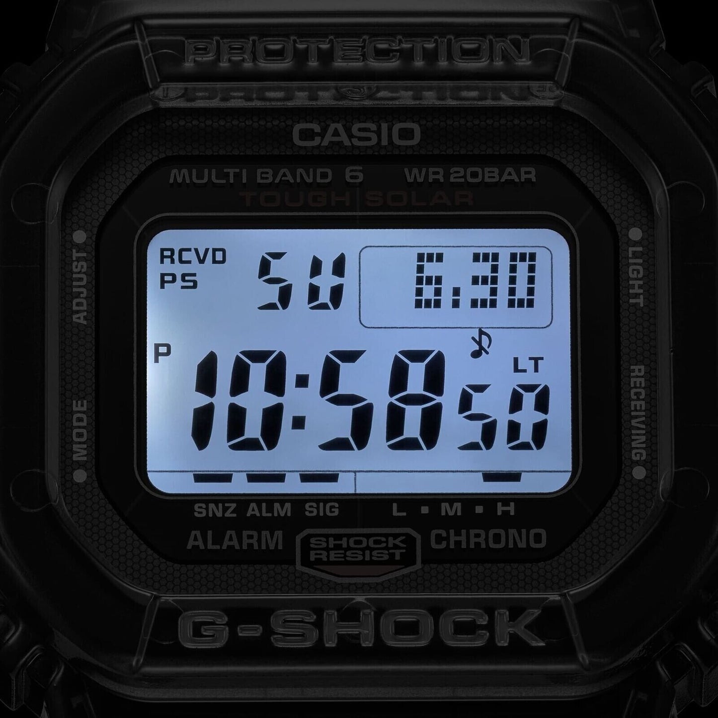 CASIO G-SHOCK GW-S5600U-1JF Black Solar Radio Carbon Men's Watch