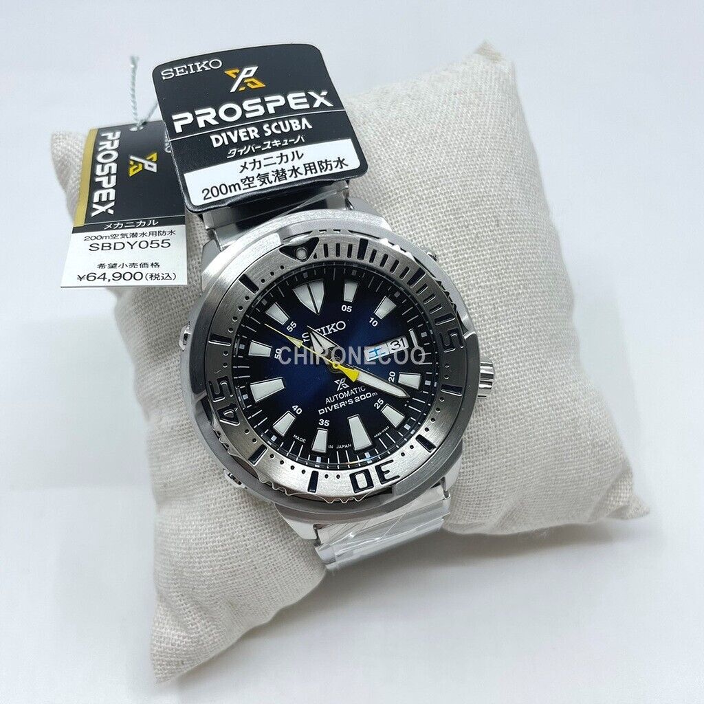 SEIKO PROSPEX SBDY055 Blue Mechanical Baby Tuna Divers Men's Watch