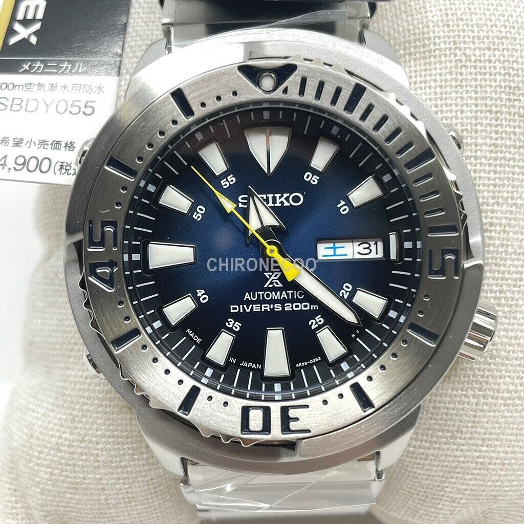 SEIKO PROSPEX SBDY055 Blue Mechanical Baby Tuna Divers Men's Watch