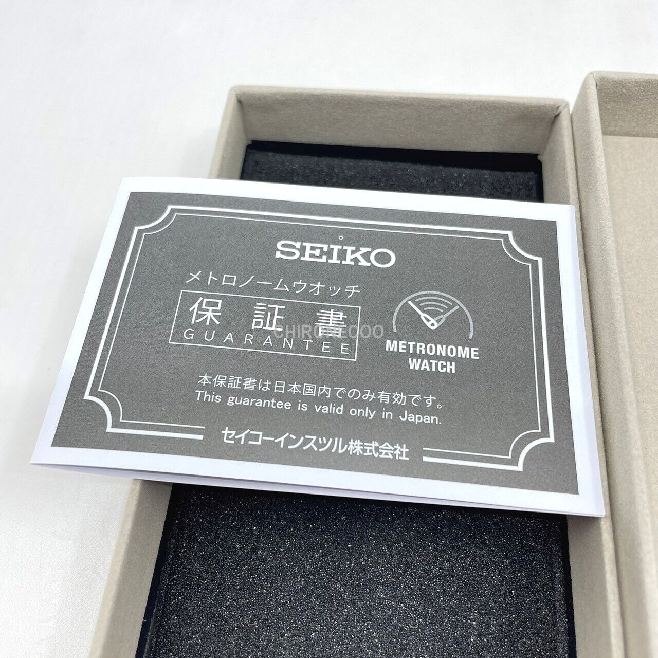 SEIKO Metronome Watch Standard Line Color Monotone SMW006A