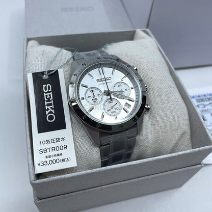 SEIKO Spirit SBTR009 Silver Chronograph Quartz Stainless Men's Watch