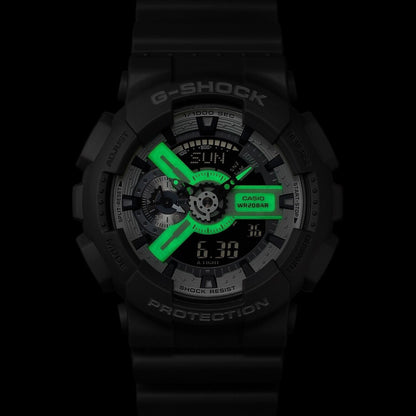 CASIO G-SHOCK HIDDEN GLOW GA-110HD-8AJF Black Ana-Digi Men's Watch