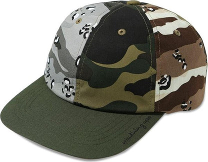 BAPE MAD SHARK CRAZY CAMO PANEL CAP