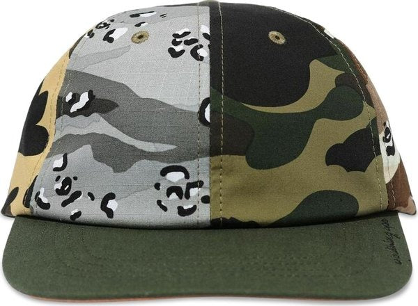 BAPE MAD SHARK CRAZY CAMO PANEL CAP